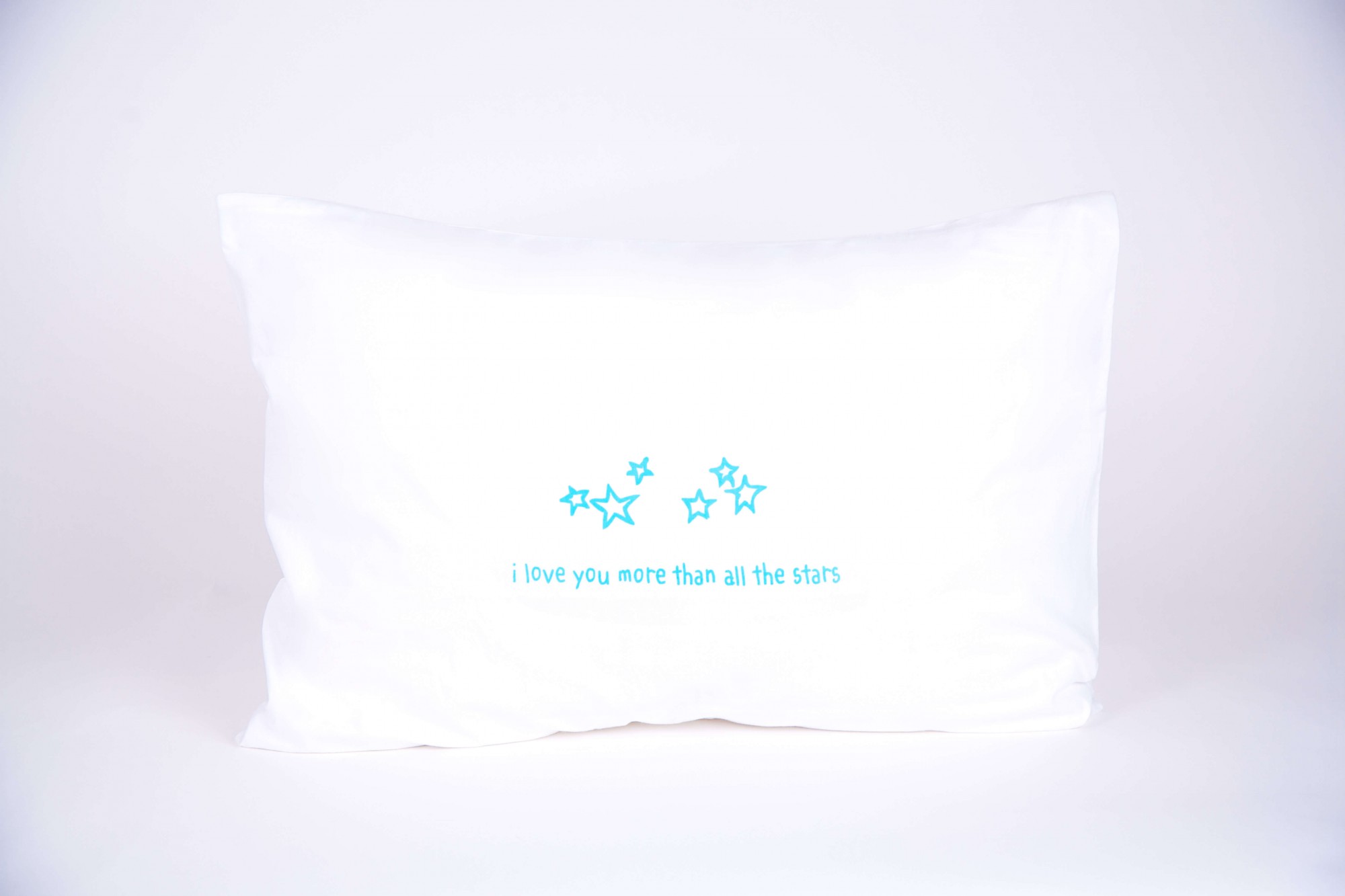 זוג צפיות "love you more than all the stars" טורקיז