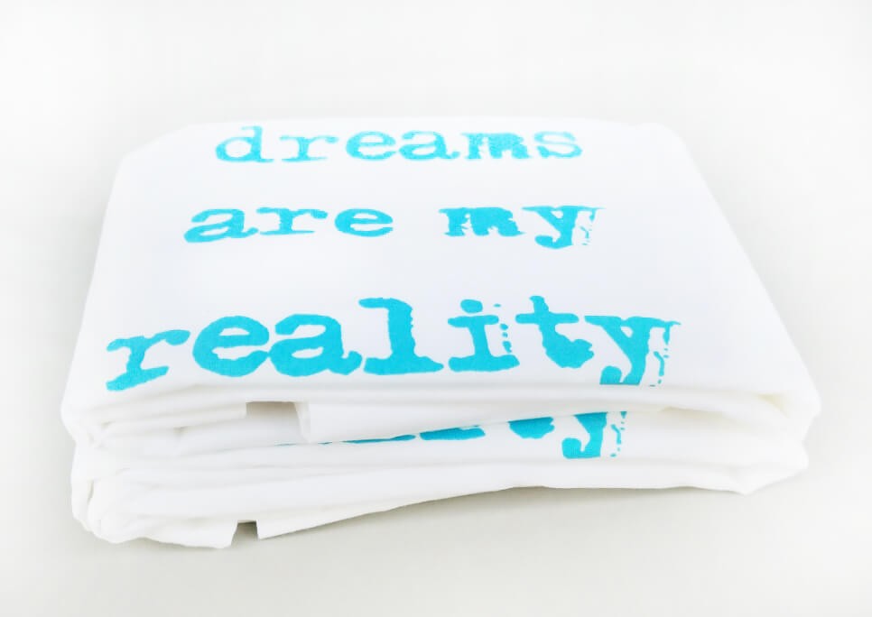 זוג צפיות "dreams are my reality" טורקיז