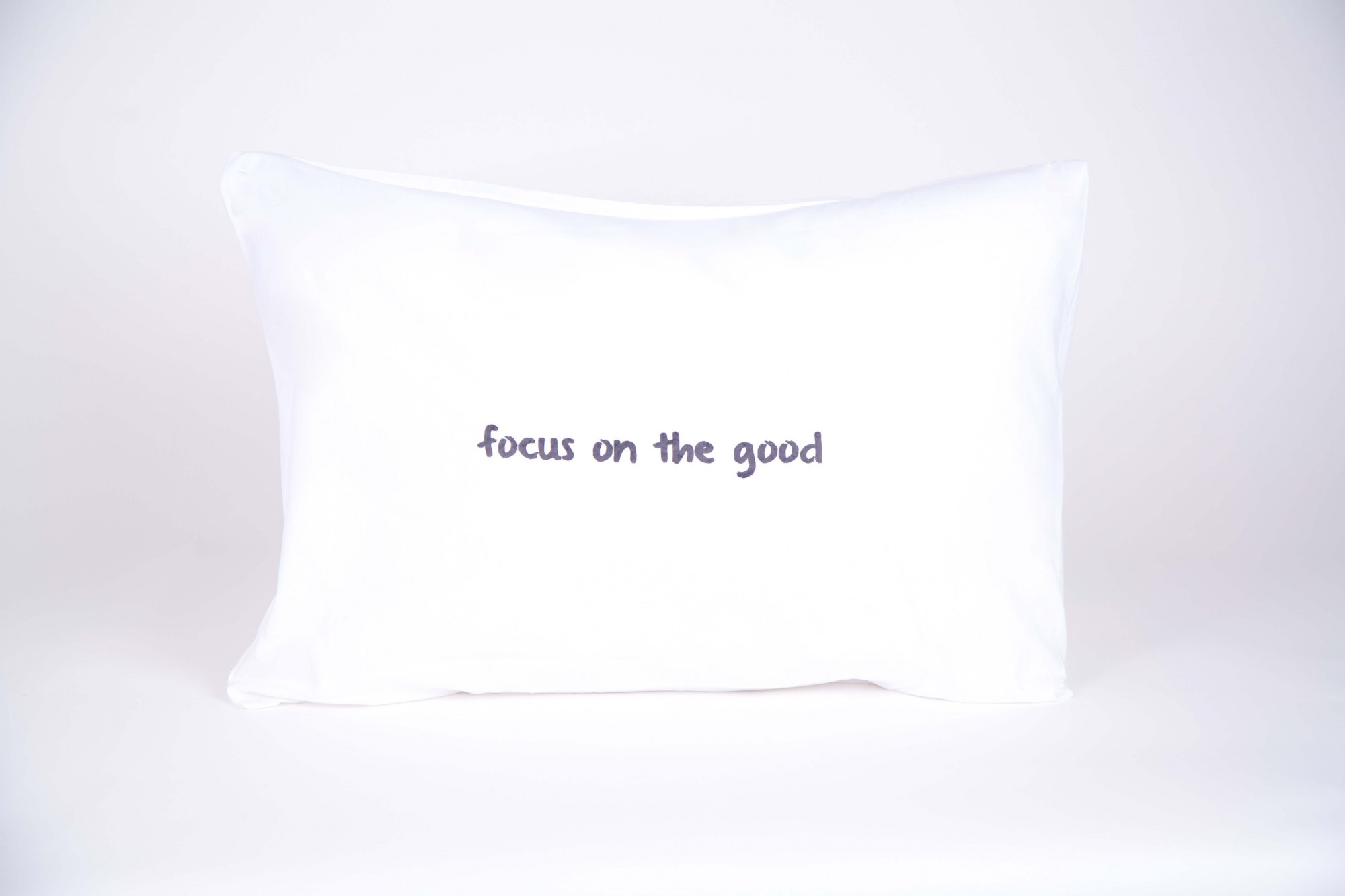 זוג ציפיות "focus on the good" אפור