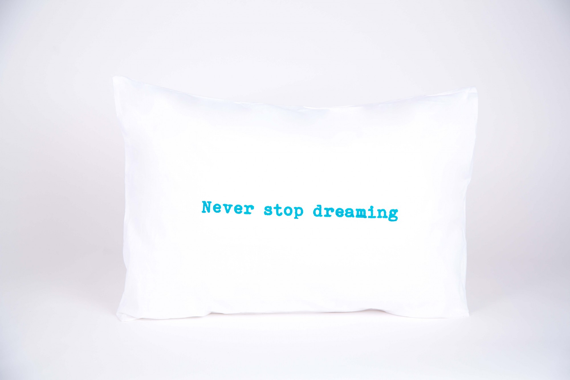 זוג צפיות "never stop dreaming" טורקיז